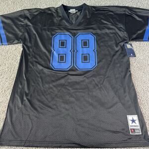 NWT Dallas Cowboys Authentic Apparel Ceedee Lamb Jersey Black Blue Size 2XL #88